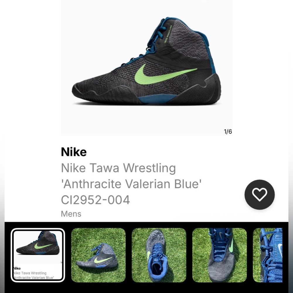 NO BOX 9-13 CI2952-004 | Nike Tawa Men’s Wrestling Shoes - Flyknit (Runs Small)